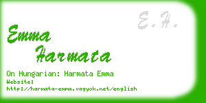 emma harmata business card